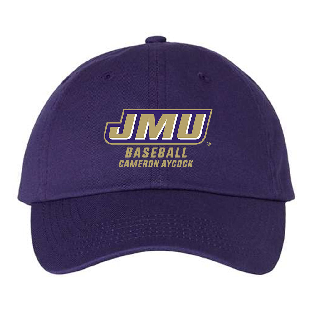JMU - NCAA Baseball : Cameron Aycock - Dad Hat-0