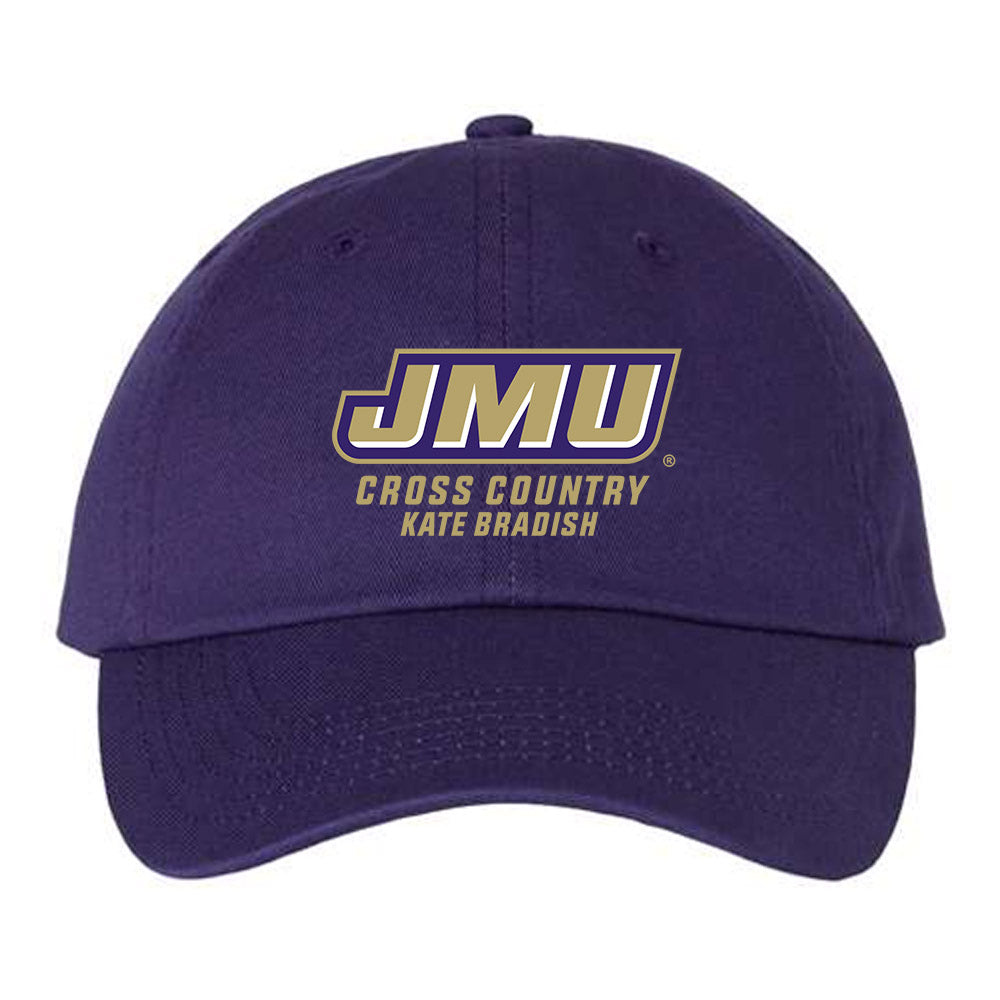 JMU - NCAA Women's Cross Country : Kate Bradish - Dad Hat-0