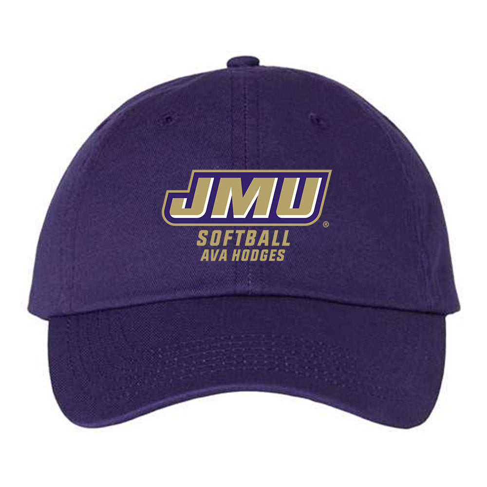 JMU - NCAA Softball : Ava Hodges - Dad Hat-0
