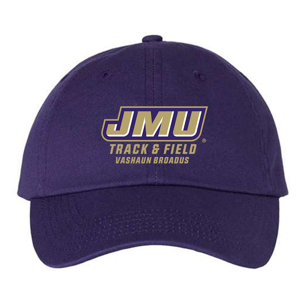 JMU - NCAA Women's Track & Field : Vashaun Broadus - Dad Hat-0
