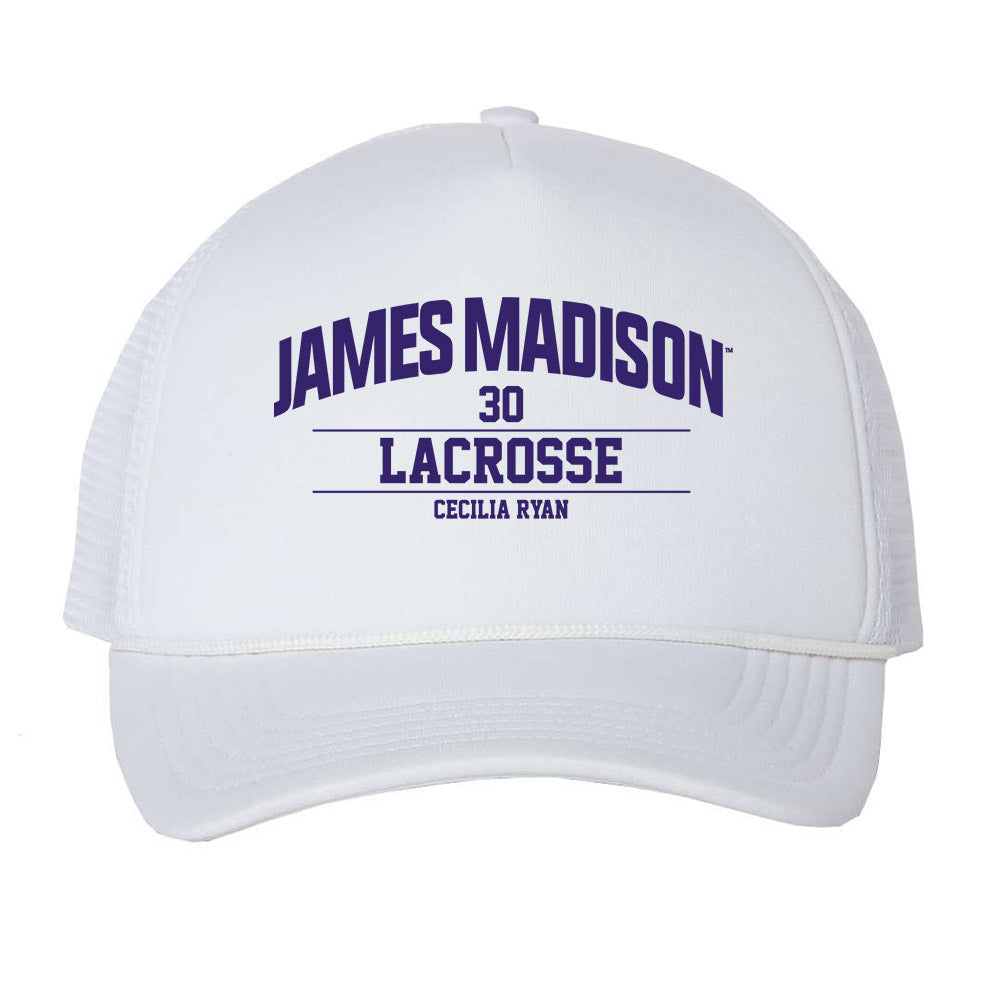 JMU - NCAA Women's Lacrosse : Cecilia Ryan - Trucker Hat-0