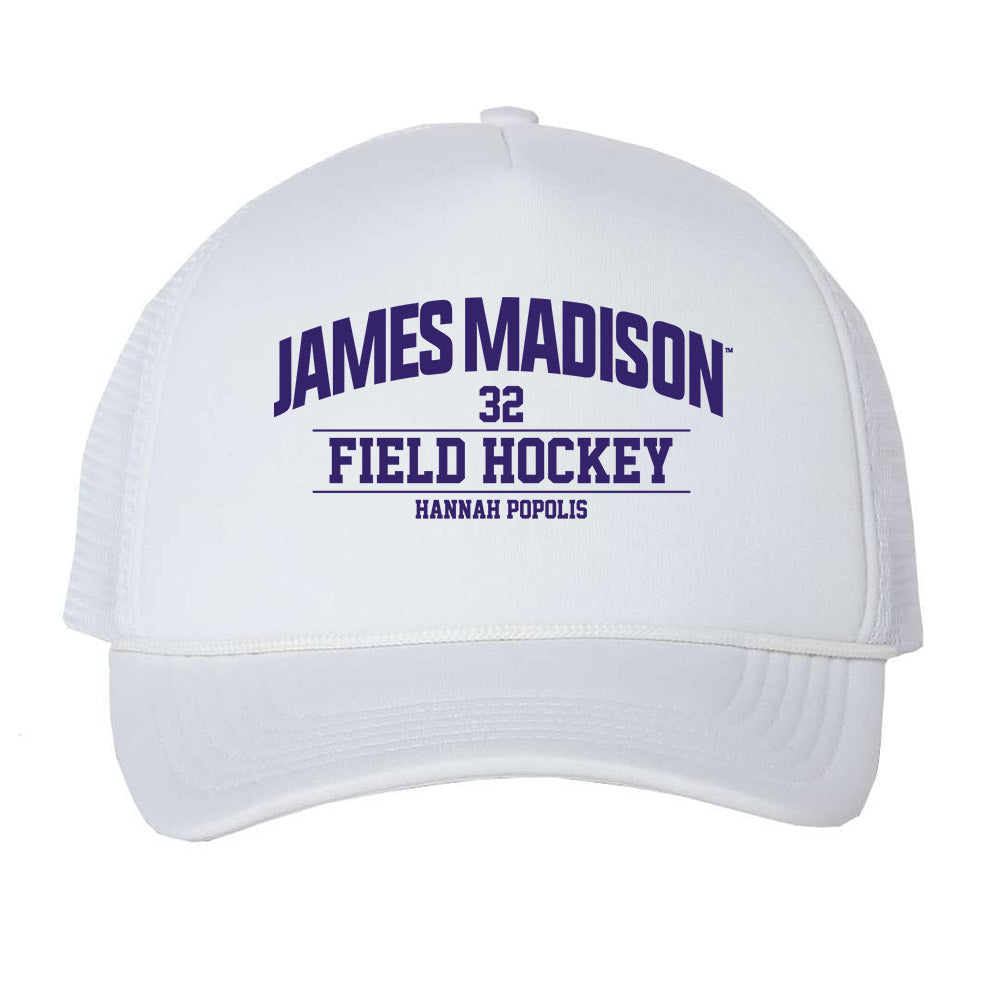 JMU - NCAA Women's Field Hockey : Hannah Popolis - Trucker Hat-0