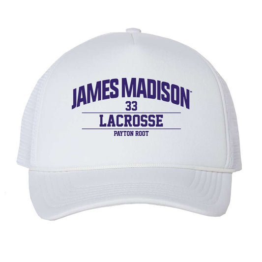 JMU - NCAA Women's Lacrosse : Payton Root - Trucker Hat-0