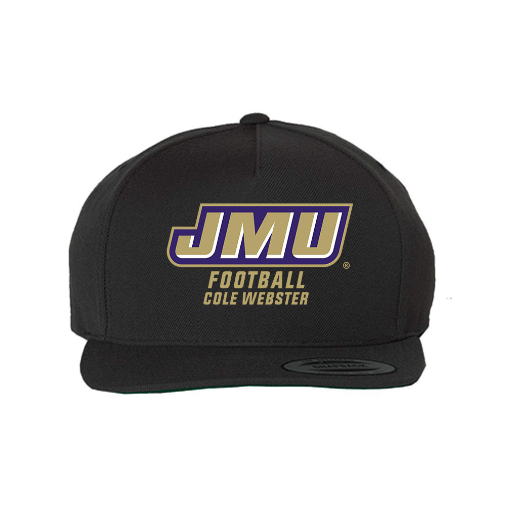 JMU - NCAA Football : Cole Webster - Snapback Hat-0