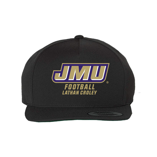 JMU - NCAA Football : Lathan Croley - Snapback Hat-0