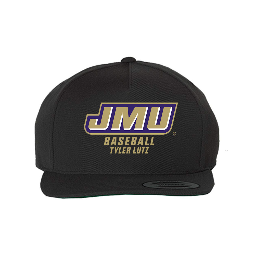 JMU - NCAA Baseball : Tyler Lutz - Snapback Hat-0