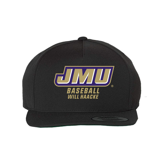 JMU - NCAA Baseball : Will Haacke - Snapback Hat-0