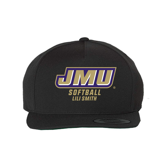 JMU - NCAA Softball : Lili Smith - Snapback Hat-0
