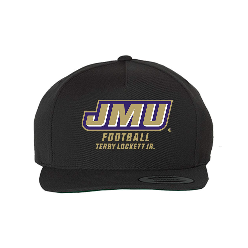 JMU - NCAA Football : Terry Lockett Jr. - Snapback Hat-0