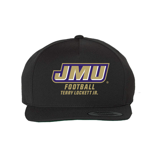 JMU - NCAA Football : Terry Lockett Jr. - Snapback Hat-0