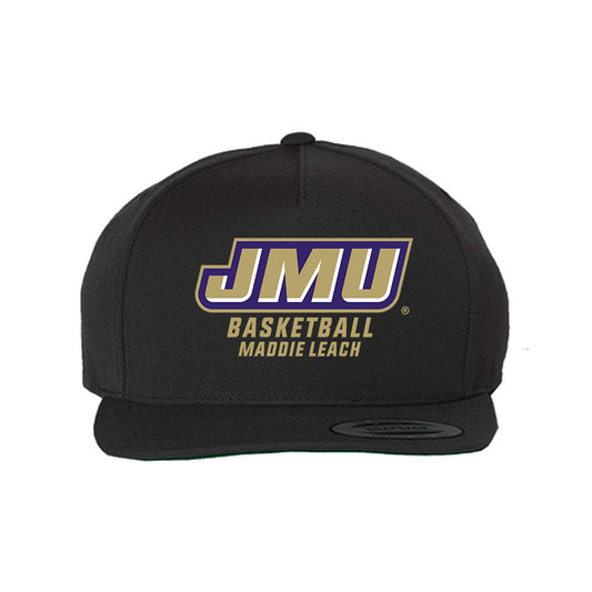 JMU - NCAA Women's Basketball : Maddie Leach - Snapback Hat-0