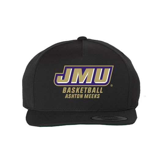 JMU - NCAA Men's Basketball : Ashton Meeks - Snapback Hat-0