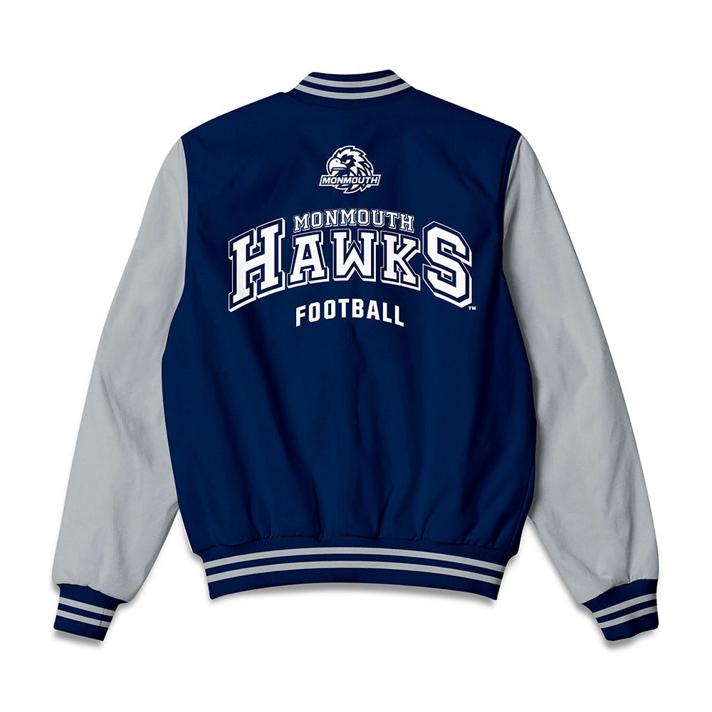 Monmouth - NCAA Football : Reed Collins - Bomber Jacket-1