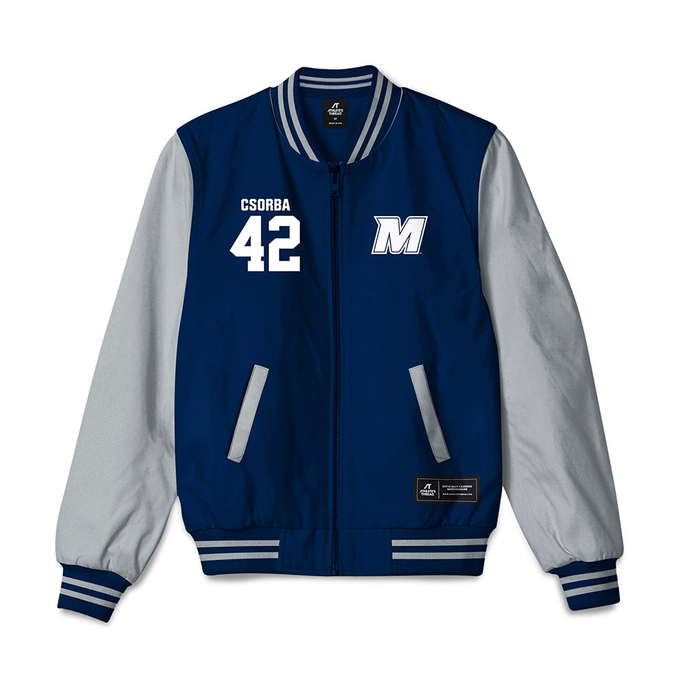 Monmouth - NCAA Men's Lacrosse : James Csorba - Bomber Jacket-0