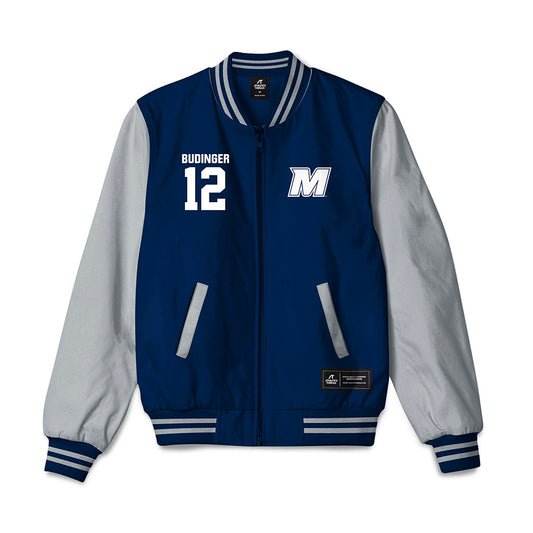 Monmouth - NCAA Football : Evan Budinger - Bomber Jacket-0