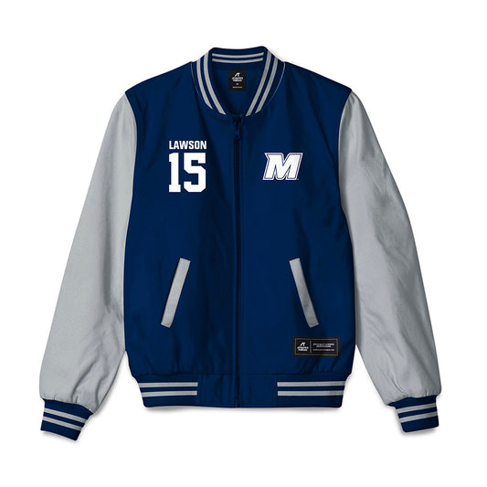 Monmouth - NCAA Softball : Bri Lawson - Bomber Jacket-0