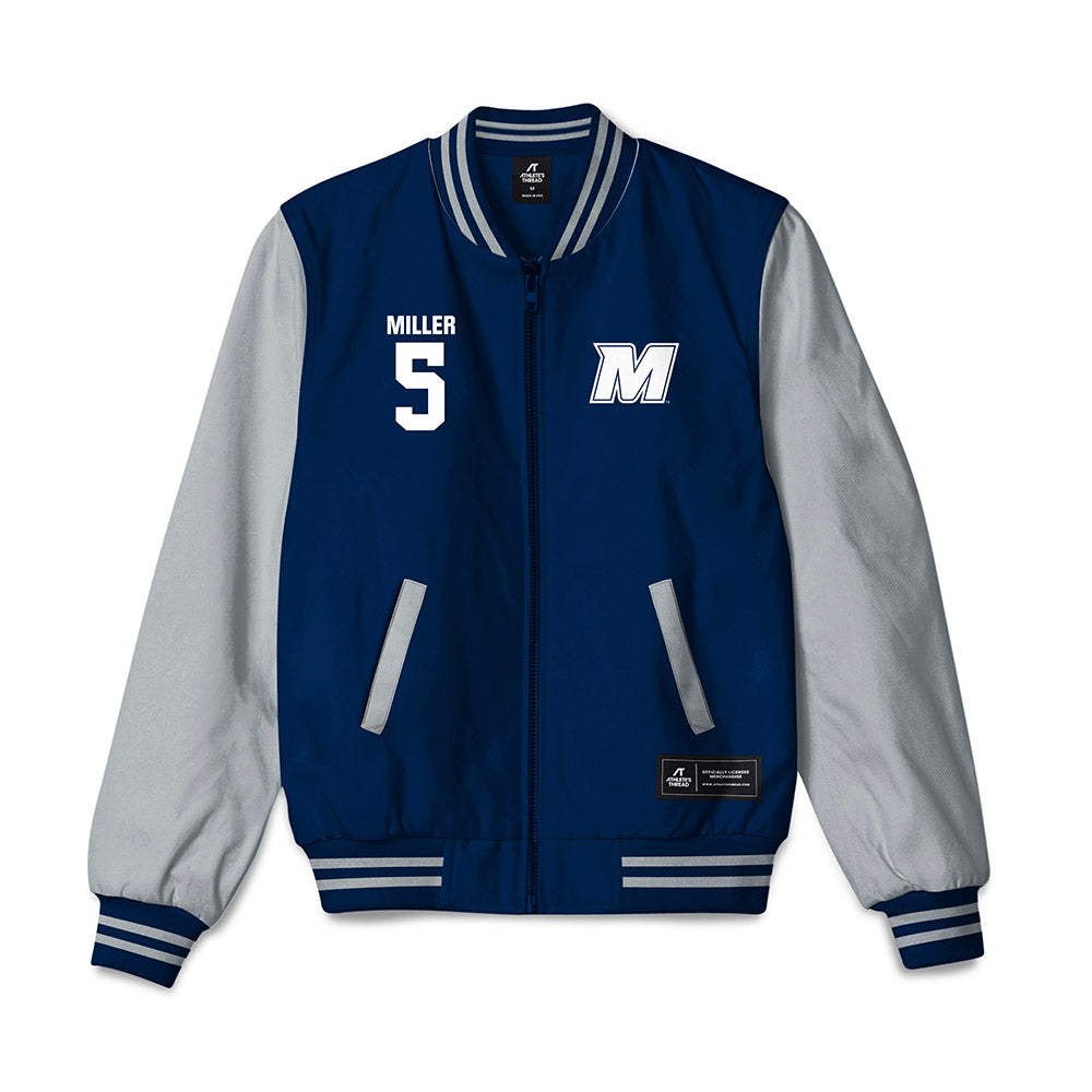 Monmouth - NCAA Men's Basketball : Corey Miller - Bomber Jacket