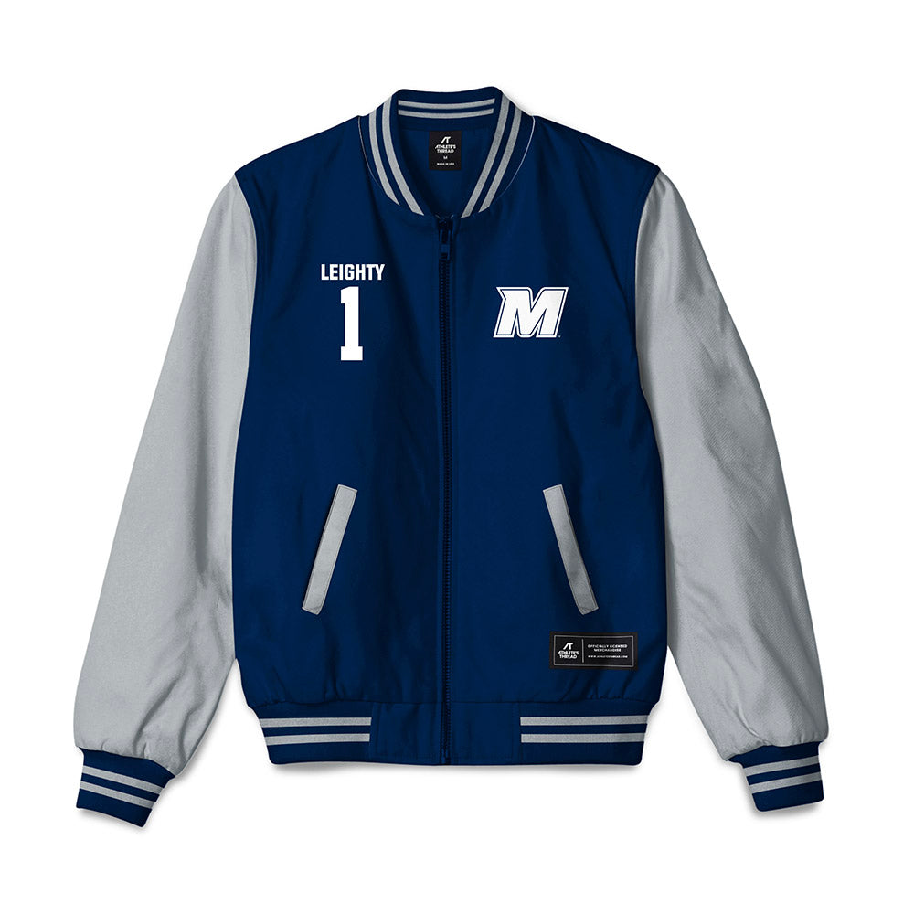 Monmouth - NCAA Softball : Bronwynn Leighty - Bomber Jacket-0