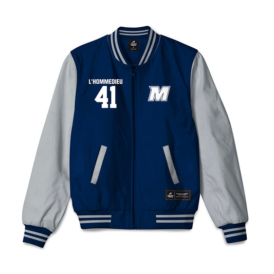 Monmouth - NCAA Men's Lacrosse : Benjamin L'Hommedieu - Bomber Jacket-0