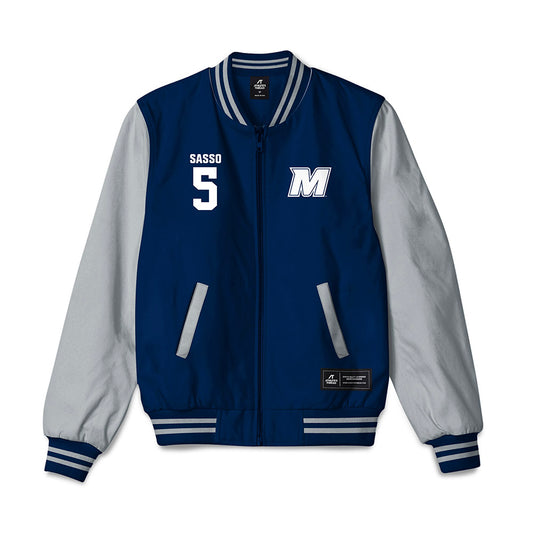 Monmouth - NCAA Football : Charlie Sasso - Bomber Jacket