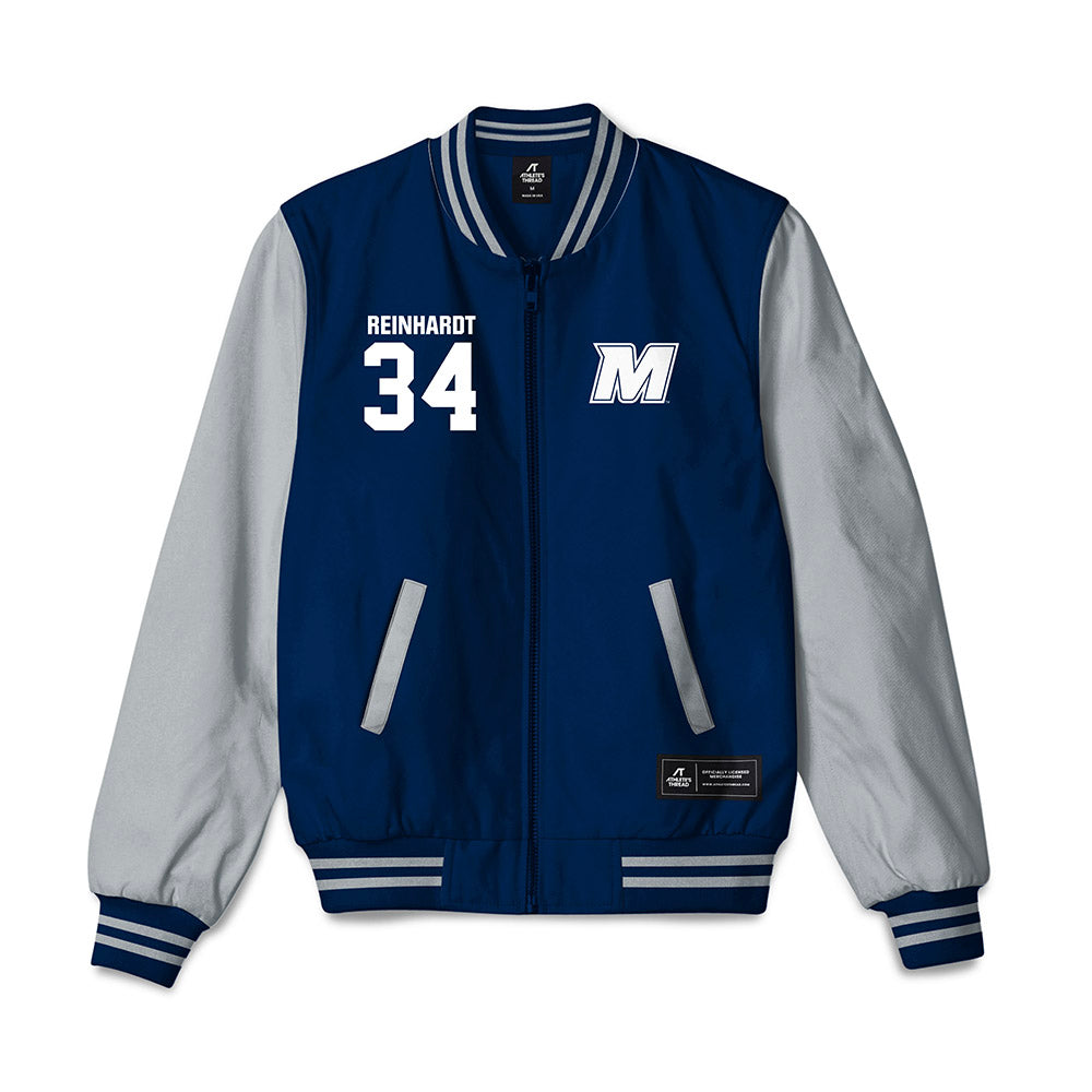 Monmouth - NCAA Football : Heath Reinhardt - Bomber Jacket-0