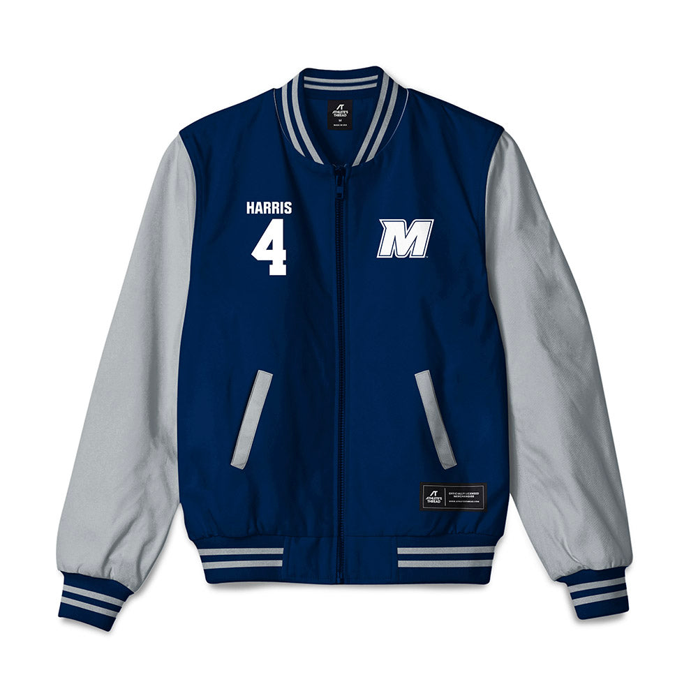 Monmouth - NCAA Men's Basketball : Jebron Harris - Bomber Jacket-0