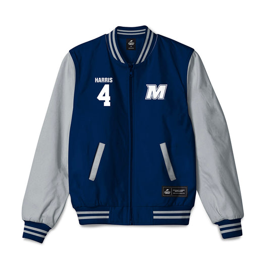 Monmouth - NCAA Men's Basketball : Jebron Harris - Bomber Jacket-0