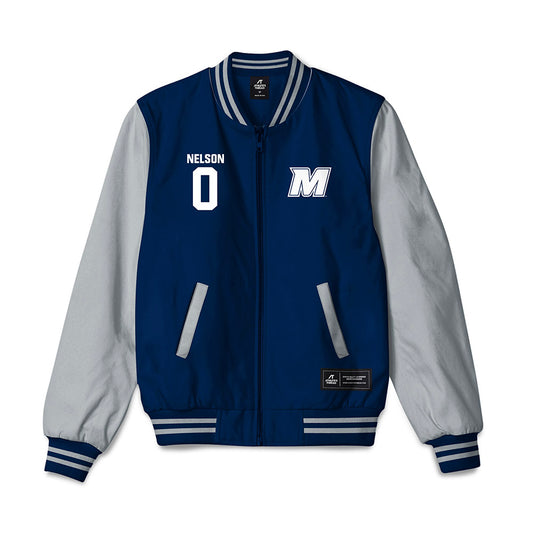Monmouth - NCAA Football : Gavin Nelson - Bomber Jacket-0