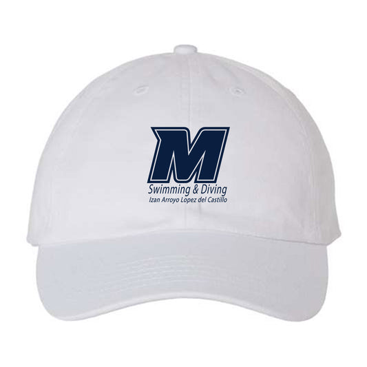 Monmouth - NCAA Men's Swimming & Diving : Izan Arroyo Lopez del Castillo - Dad Hat-0