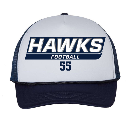 Monmouth - NCAA Football : Justin Hoeffler - Trucker Hat-0