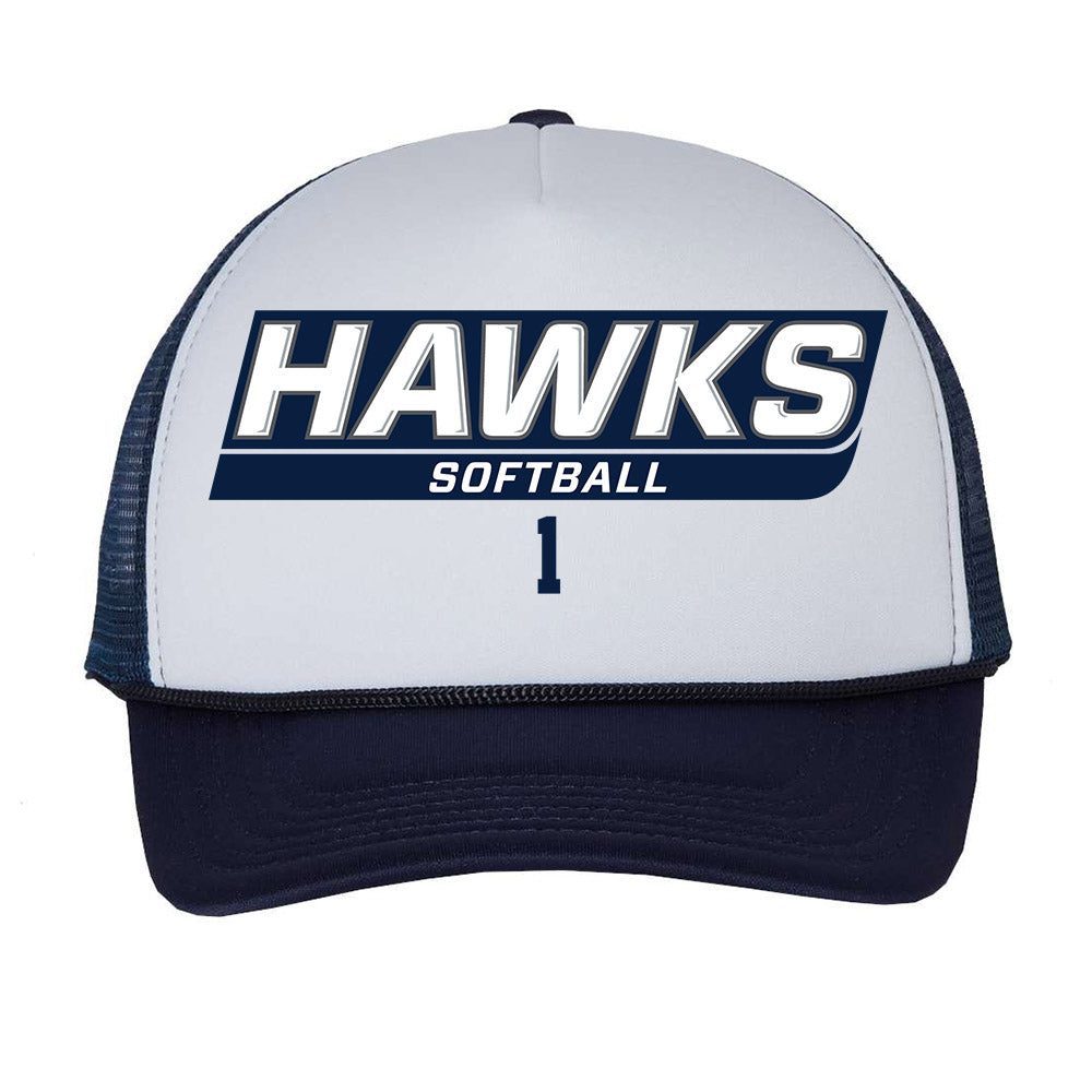 Monmouth - NCAA Softball : Bronwynn Leighty - Trucker Hat-0