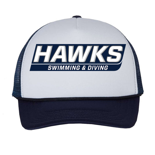 Monmouth - NCAA Men's Swimming & Diving : Izan Arroyo Lopez del Castillo - Trucker Hat-0