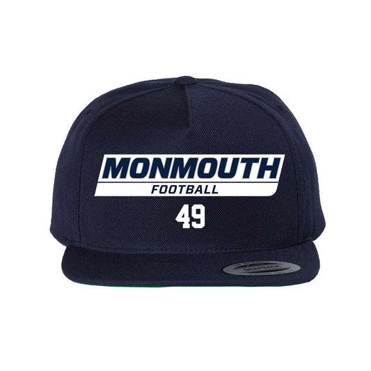 Monmouth - NCAA Football : Justin Griffin - Snapback Hat-0