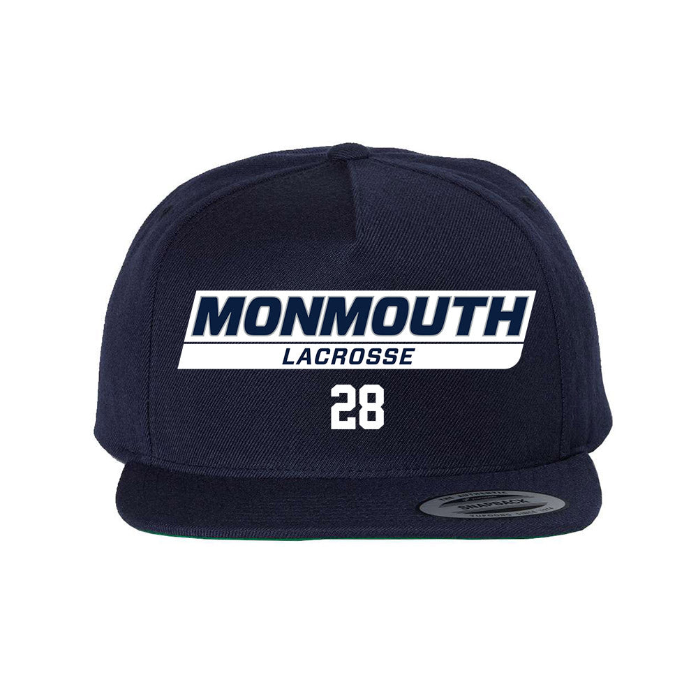 Monmouth - NCAA Men's Lacrosse : Sean Massett - Snapback Hat-0