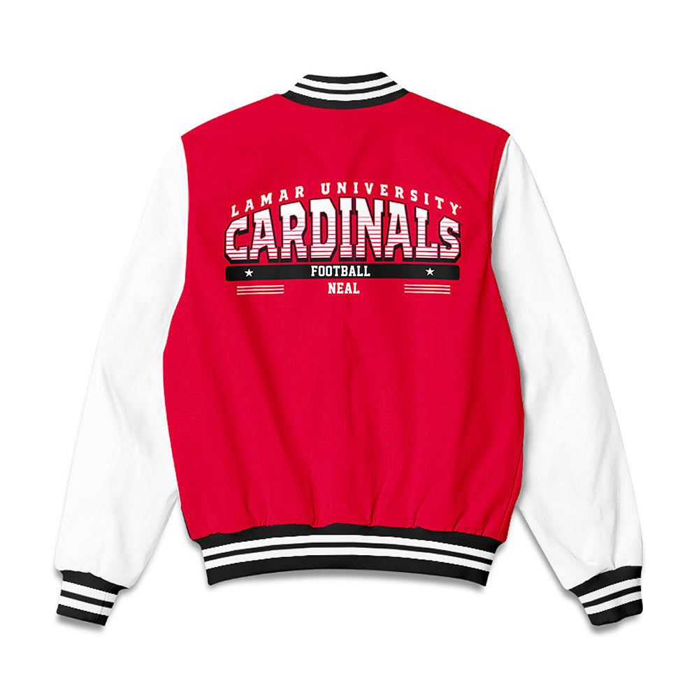 Lamar - NCAA Football : Justin Neal - Bomber Jacket-1