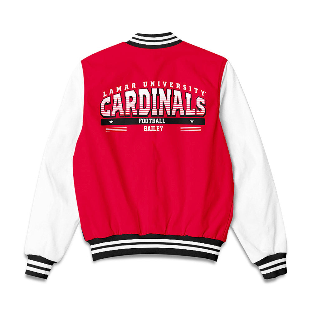 Lamar - NCAA Football : Brennen Bailey - Bomber Jacket-1