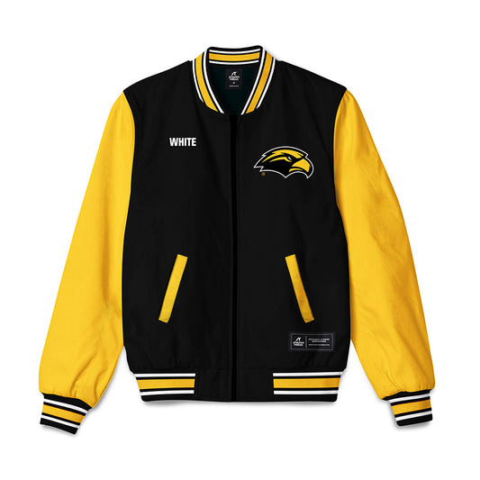 Southern Miss - NCAA Women's Track & Field : Sylvia White - Bomber Jacket-0