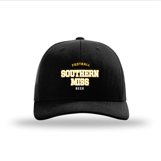 Southern Miss - NCAA Football : Jeremiah Beck - Snapback Trucker Hat-0