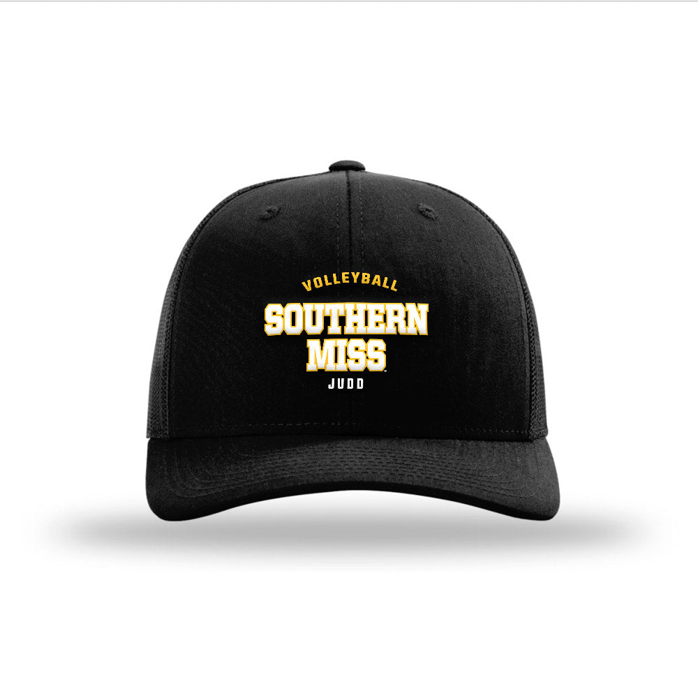 Southern Miss - NCAA Women's Volleyball : Aubrey Judd - Snapback Trucker Hat-0