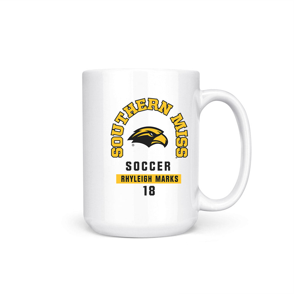 Southern Miss - NCAA Women's Soccer : Rhyleigh Marks - Coffee Mug-0