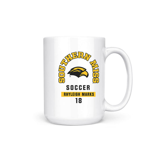 Southern Miss - NCAA Women's Soccer : Rhyleigh Marks - Coffee Mug-0