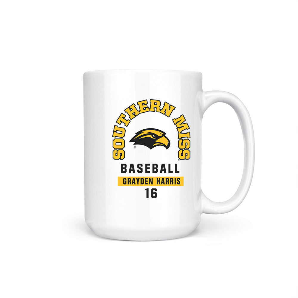 Southern Miss - NCAA Baseball : Grayden Harris - Coffee Mug-0