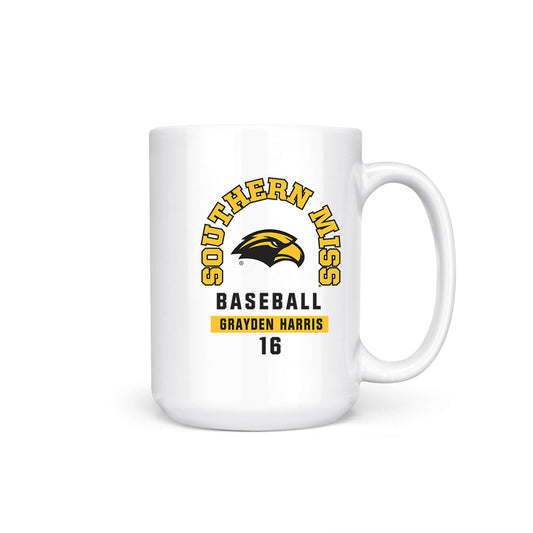 Southern Miss - NCAA Baseball : Grayden Harris - Coffee Mug-0