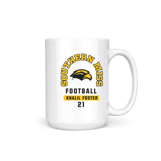 Southern Miss - NCAA Football : Khalil Foster - Coffee Mug-0