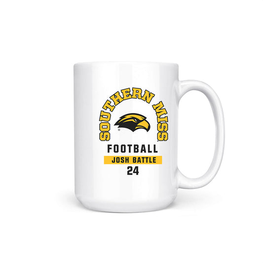 Southern Miss - NCAA Football : Josh Battle - Coffee Mug-0