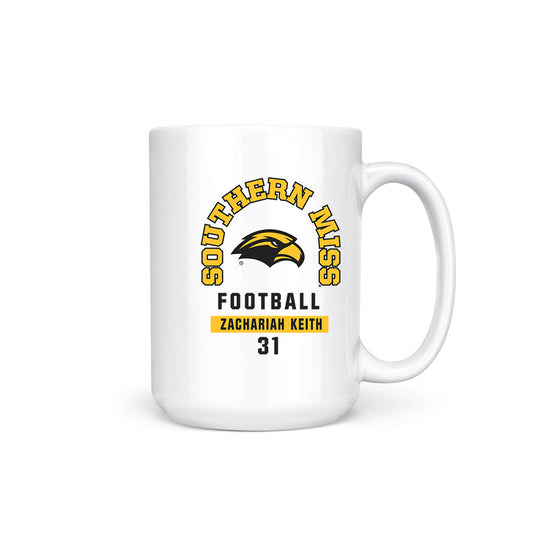 Southern Miss - NCAA Football : Zachariah Keith - Coffee Mug-0