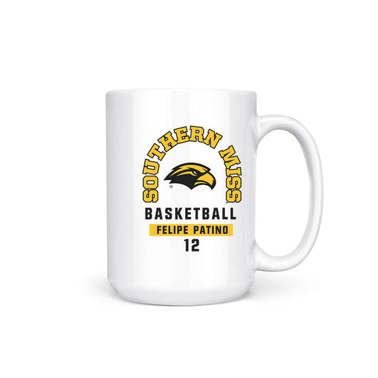 Southern Miss - NCAA Men's Basketball : Felipe Patino - Coffee Mug-0