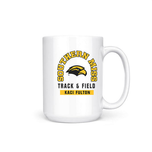 Southern Miss - NCAA Women's Track & Field : Kaci Fulton - Coffee Mug-0