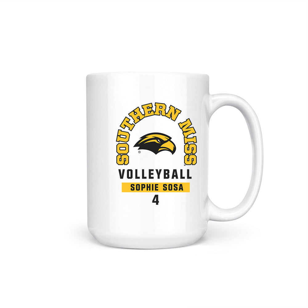 Southern Miss - NCAA Women's Volleyball : Sophie Sosa - Coffee Mug-0