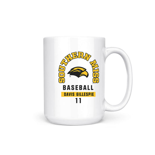 Southern Miss - NCAA Baseball : Davis Gillespie - Coffee Mug-0